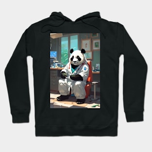 Cute doctor panda Hoodie